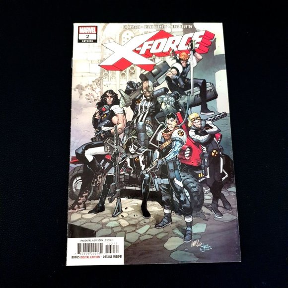 Marvel Comics X Force #2 March 2019 Book Collector Bagged Board Brisson Burnett - Picture 1 of 2
